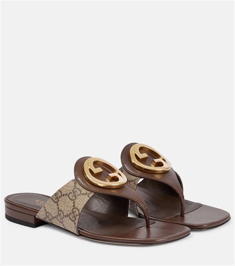 gucci blondie slide sandal|gucci women's slides clearance sale.